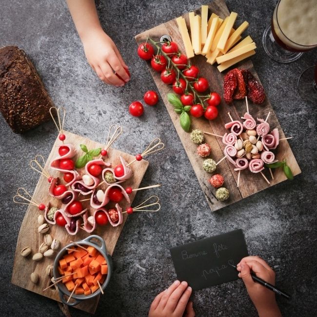 Planche apero fête des pères