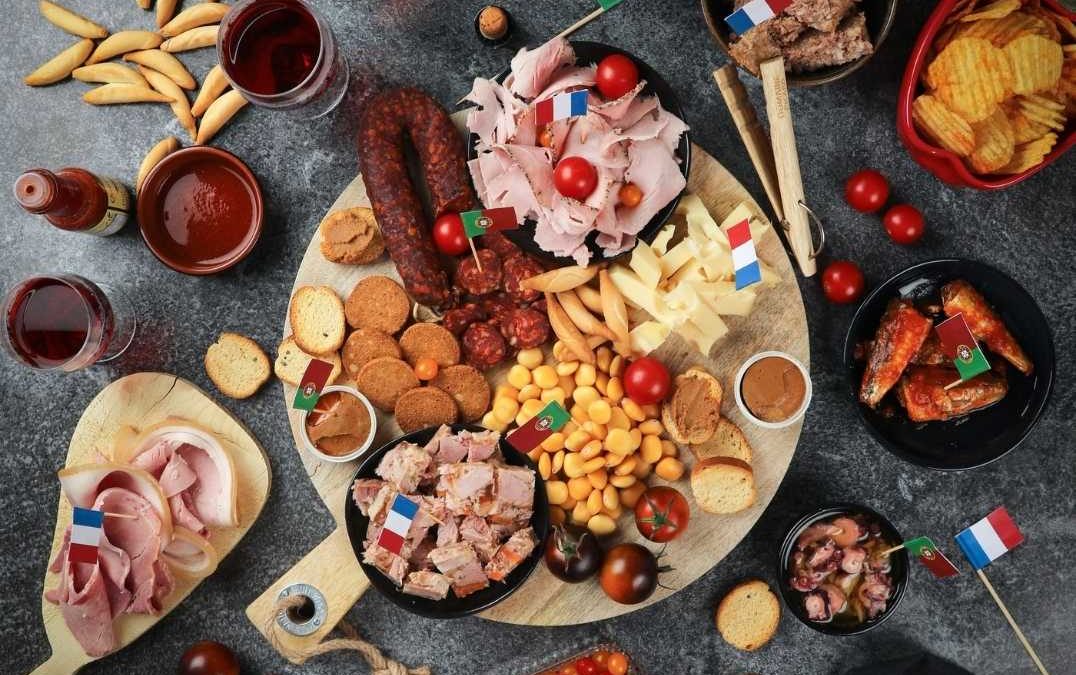 Une belle planche apero pour regarder le foot