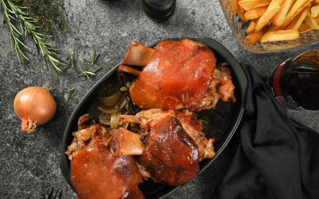 Jarret de porc à l&rsquo;ancienne au four