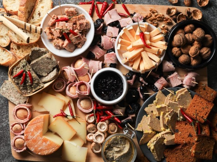Planche apéro Hauts-de-France et Sud-Ouest