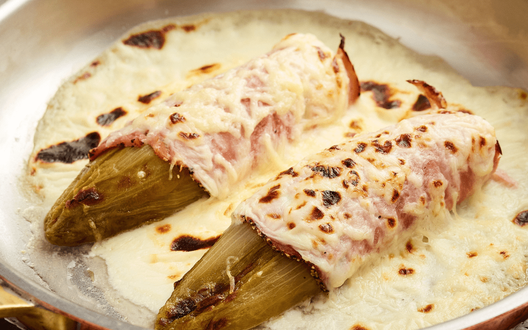 Endives au jambon gratinées