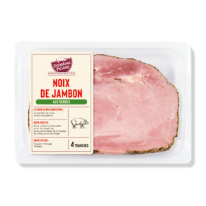 Noix de jambon aux herbes