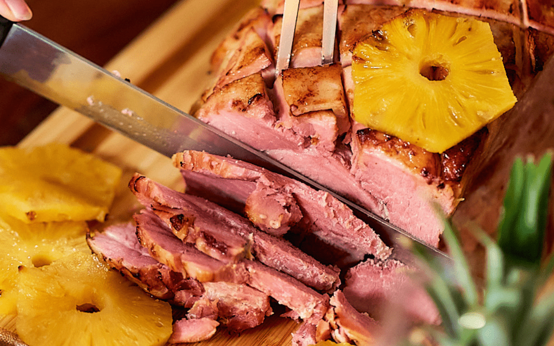Jambon de noël à l&rsquo;ananas