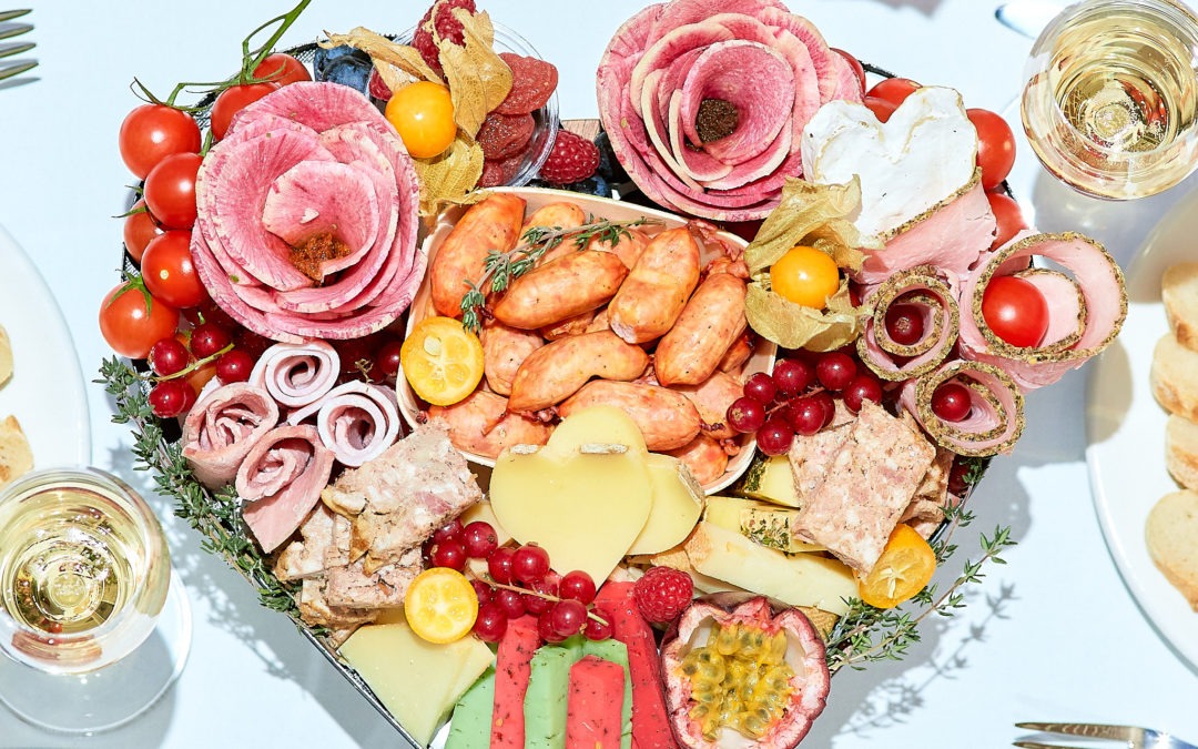 Planche apéro pour la Saint-valentin