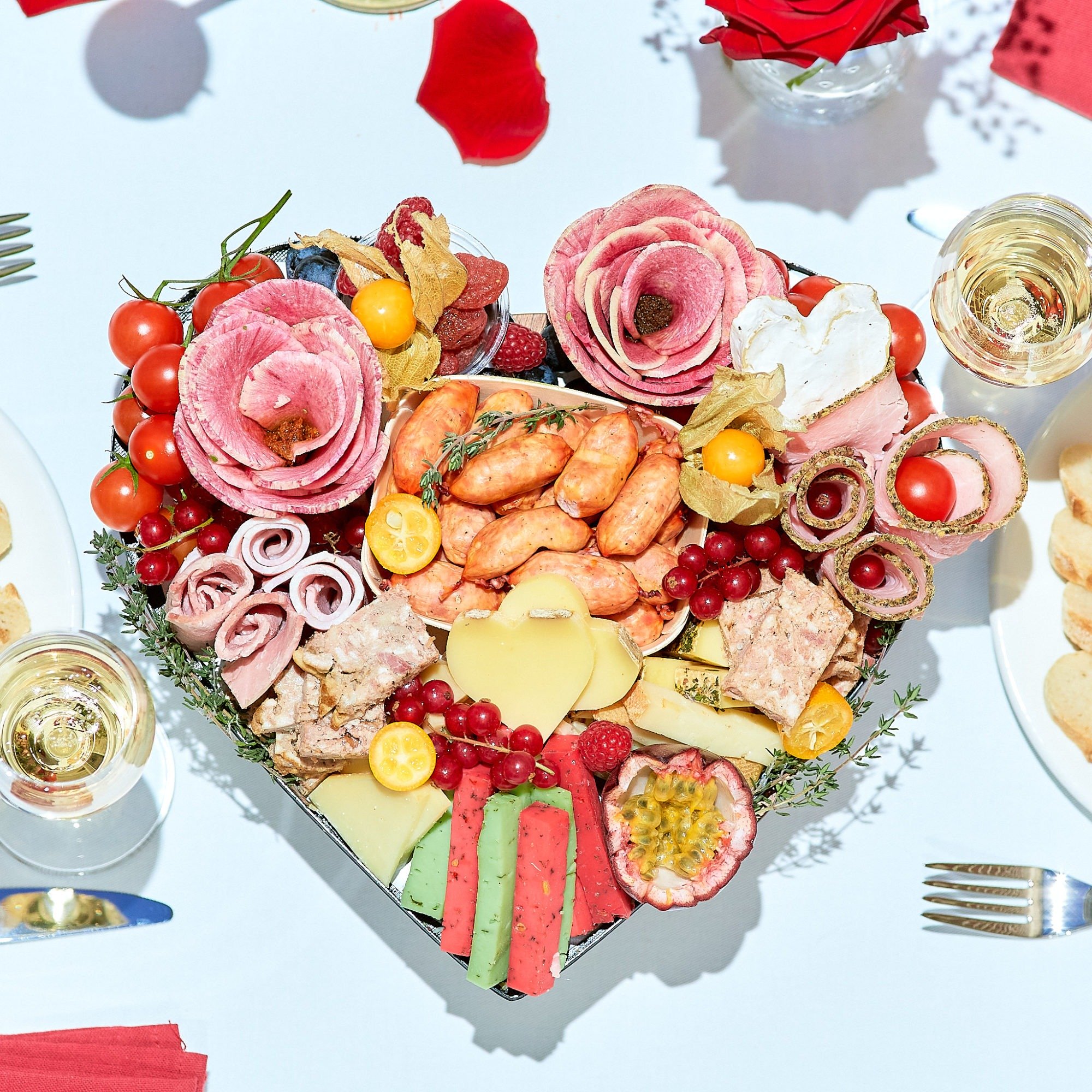Planche charcuterie St Valentin