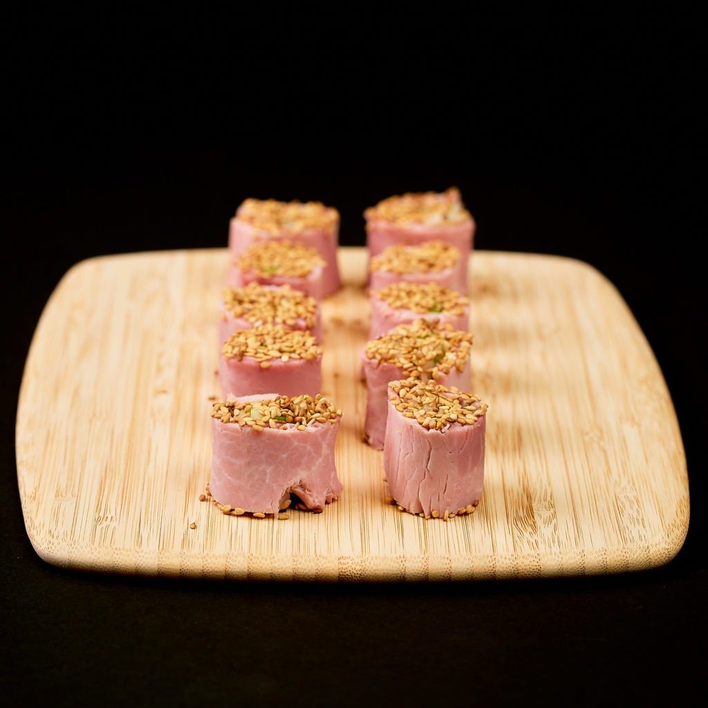 Planche de sushis au jambon