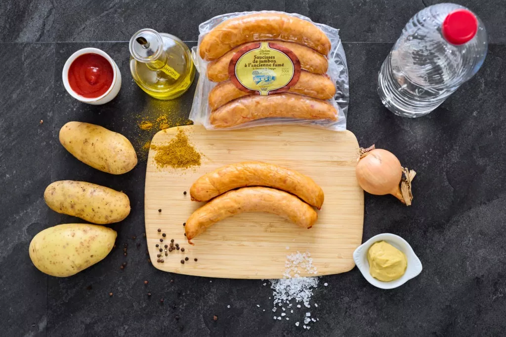 Ingrédients Currywurst