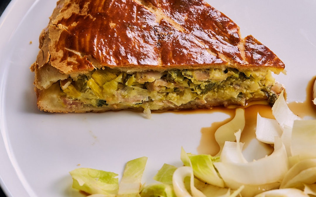 Flamiche poireaux jambon