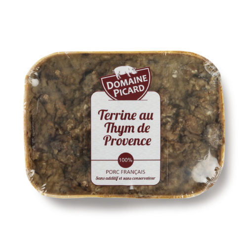 Terrine au thym sans additif et sans conservateur