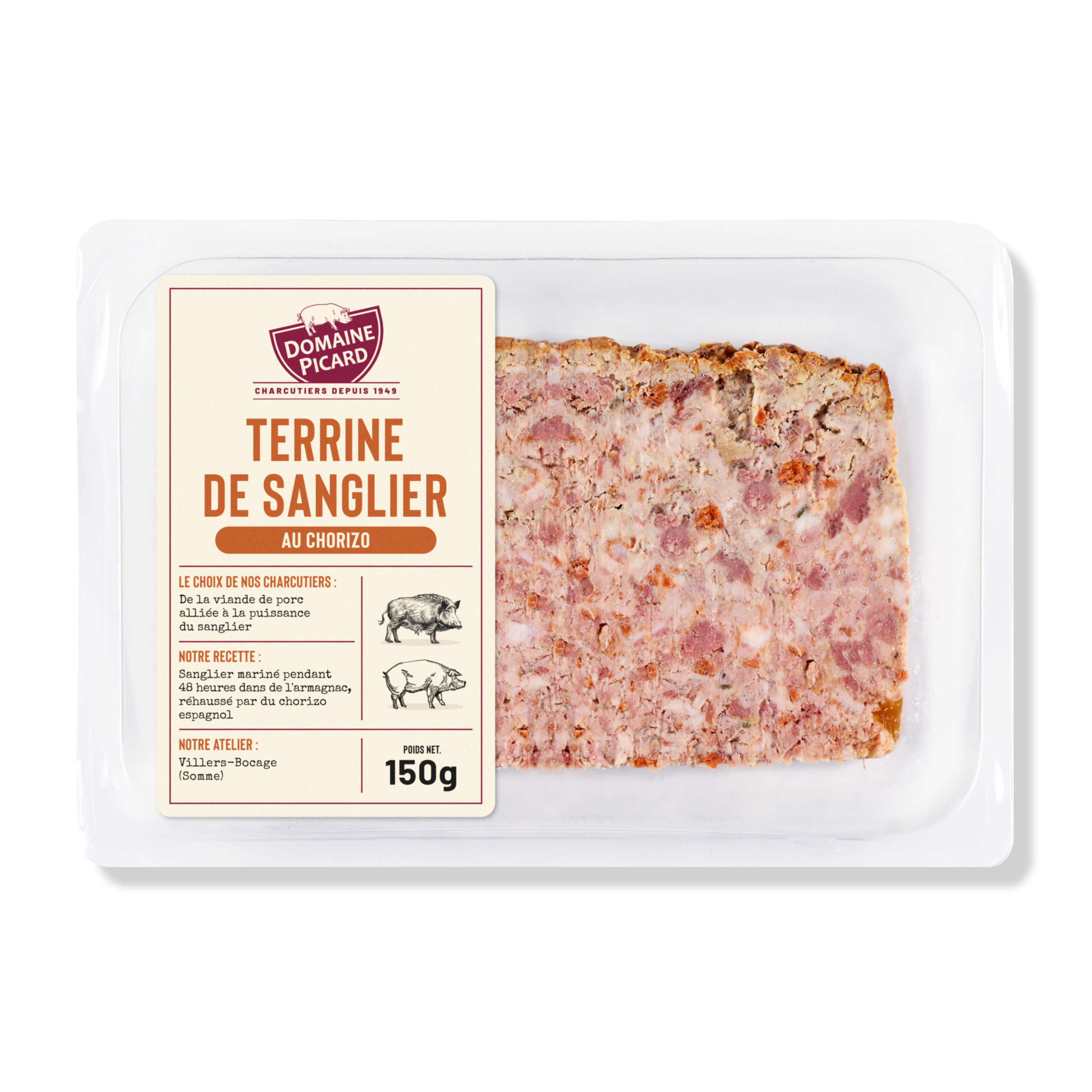 Terrine de sanglier au chorizo